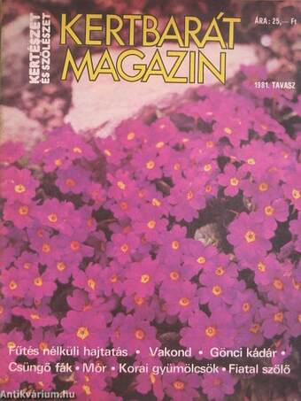 Kertbarát Magazin 1981. tavasz