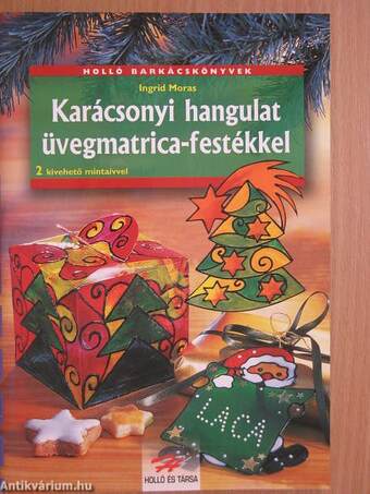 Karácsonyi hangulat üvegmatrica-festékkel