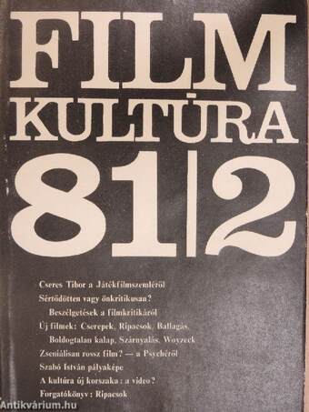 Filmkultúra 1981. március-április