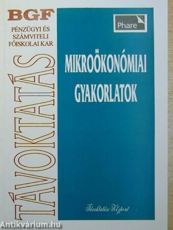 Mikroökonómiai gyakorlatok