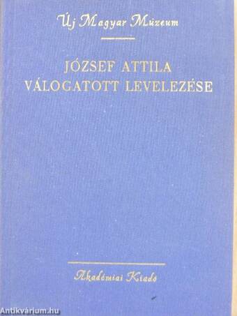 József Attila válogatott levelezése