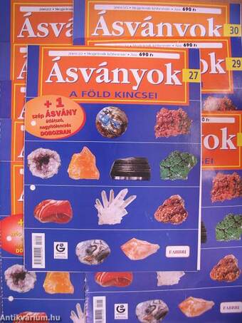 Ásványok 2001., 2002. (nem teljes évfolyamok)