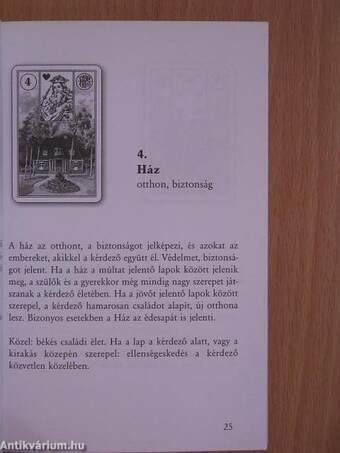 Mlle Lenormand jövendőmondó kártyája