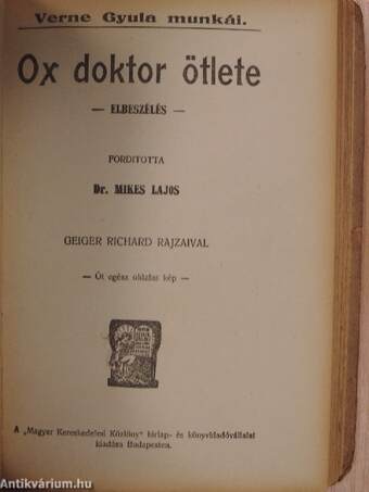 A begum ötszáz milliója/Ox doktor ötlete