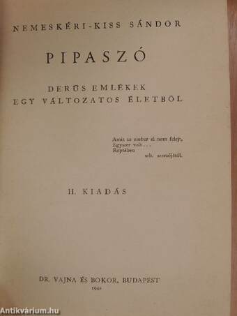 Pipaszó