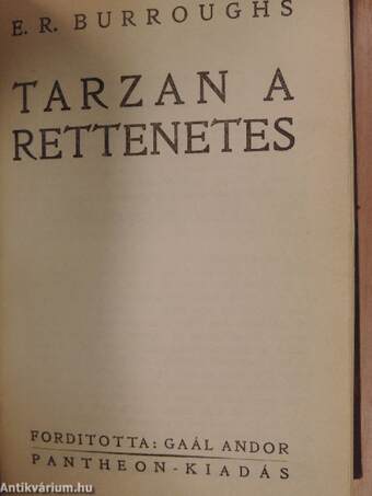 Tarzan fia I-II./Tarzan a rettenetes