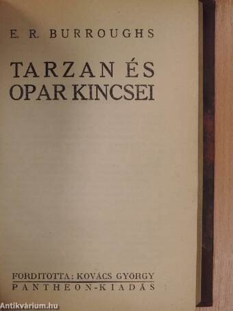 Tarzan és az aranyszőrű oroszlán/Tarzan és Opar kincsei