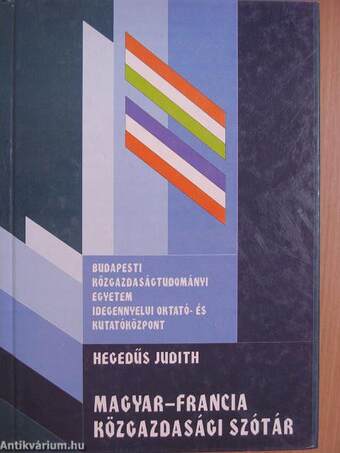 Magyar-francia közgazdasági szótár