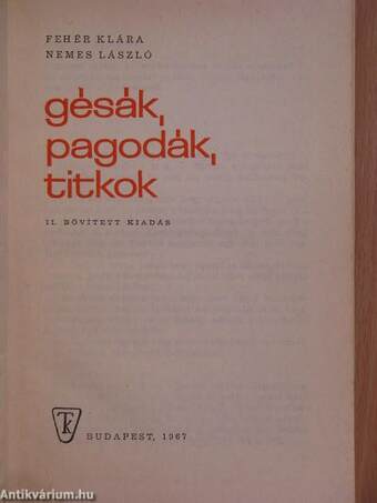 Gésák, pagodák, titkok