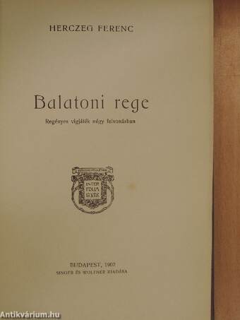 Balatoni rege