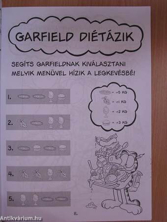 Garfield szuper rejtvényfüzet