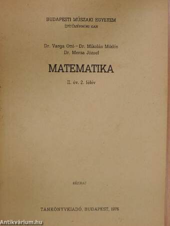 Matematika II/2.