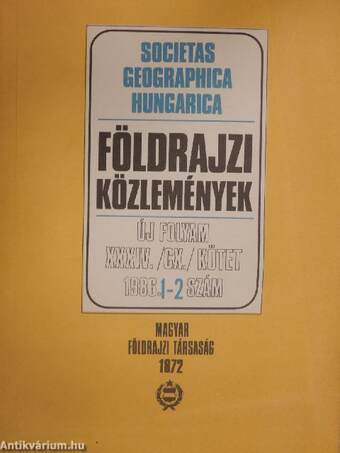 Földrajzi Közlemények 1986/1-2.