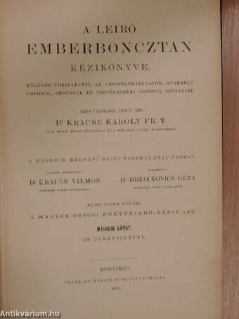 A leiró emberboncztan kézikönyve II. (töredék)