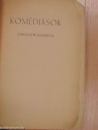 Komédiások