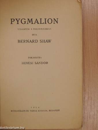 Pygmalion