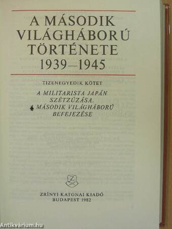 A második világháború története 1939-1945. 11.