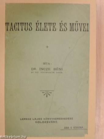 Tacitus élete és művei