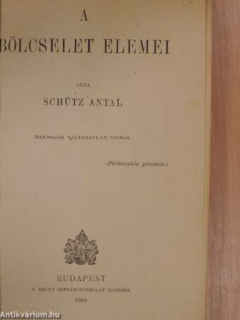 A bölcselet elemei