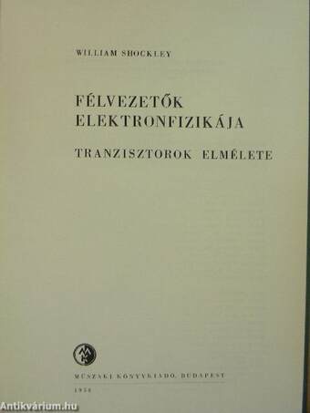 Félvezetők elektronfizikája