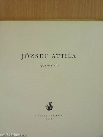 József Attila 1905-1937