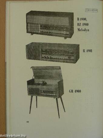 Rádió és televízió vevőkészülékek 1967-1969