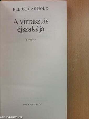 A virrasztás éjszakája