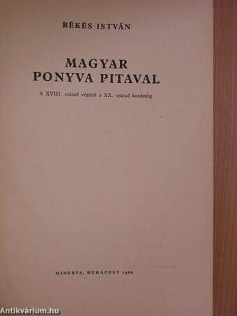 Magyar Ponyva Pitaval