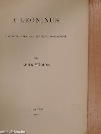 A leoninus