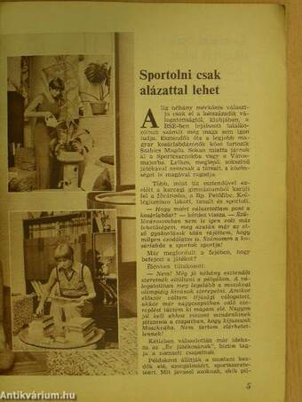 Sportolj Velünk 1977. január-december