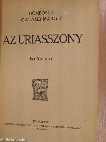 Az uriasszony