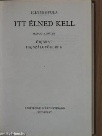 Itt élned kell II. (töredék)