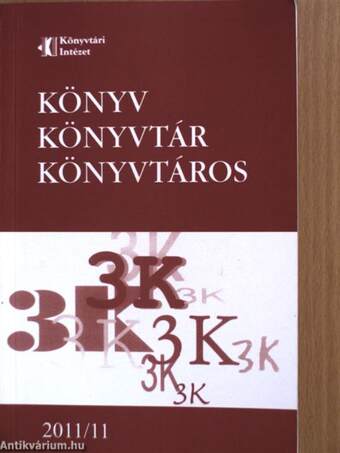 Könyv, könyvtár, könyvtáros 2011. november