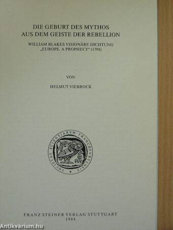 Die Geburt des Mythos aus dem Geiste der Rebellion