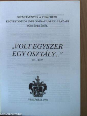 "Volt egyszer egy osztály..."