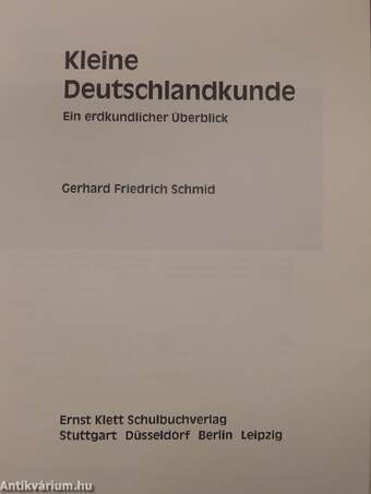 Kleine Deutschlandkunde