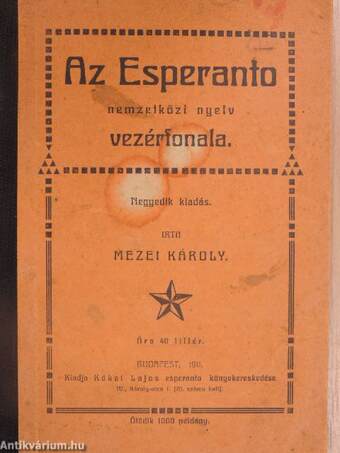 Az Esperanto nemzetközi nyelv vezérfonala