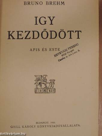 Igy kezdődött