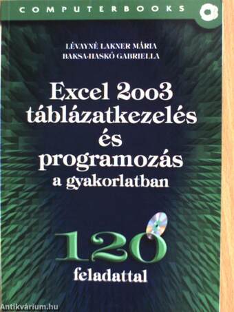 Excel 2003 táblázatkezelés és programozás a gyakorlatban