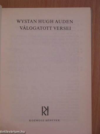 Wystan Hugh Auden válogatott versei