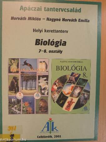 Helyi kerettanterv - Biológia 7-8. osztály