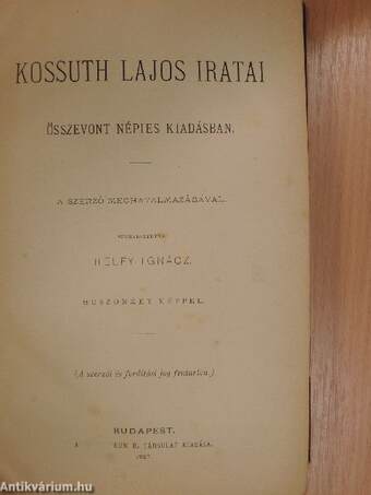 Kossuth Lajos iratai