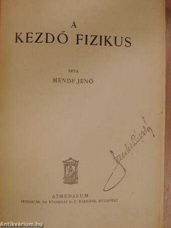 A kezdő fizikus