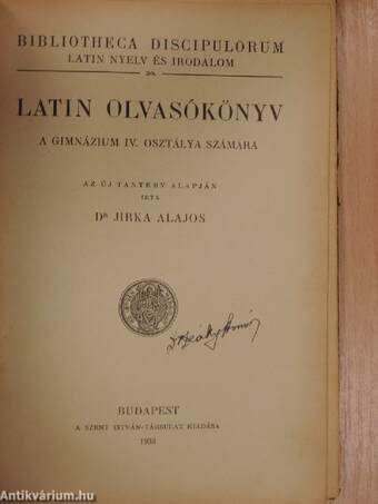 Latin olvasókönyv