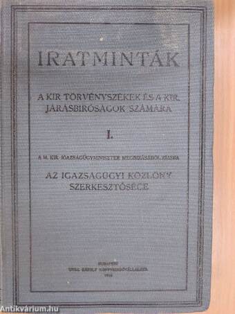 Iratminták I.