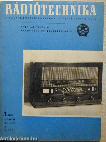 Rádiótechnika 1954-1955. január-december