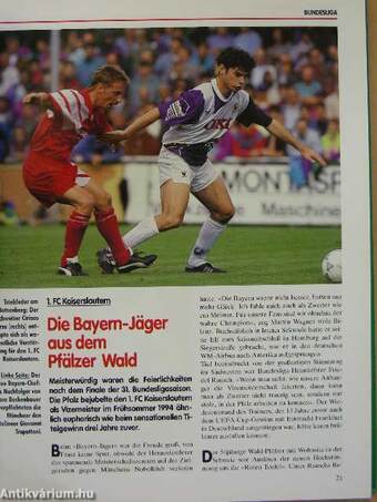 Kicker Fußball Jahrbuch 94/95