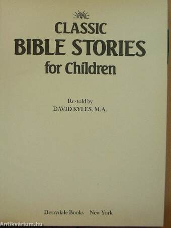 Classic Bible stories for Children