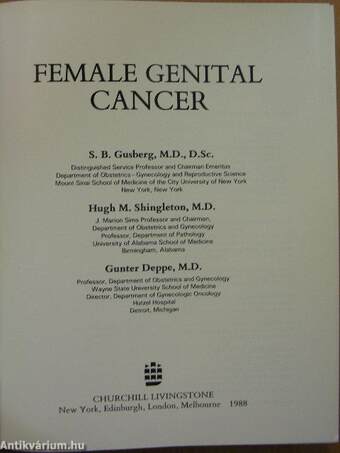 Female genital cancer