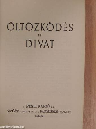 Öltözködés és divat